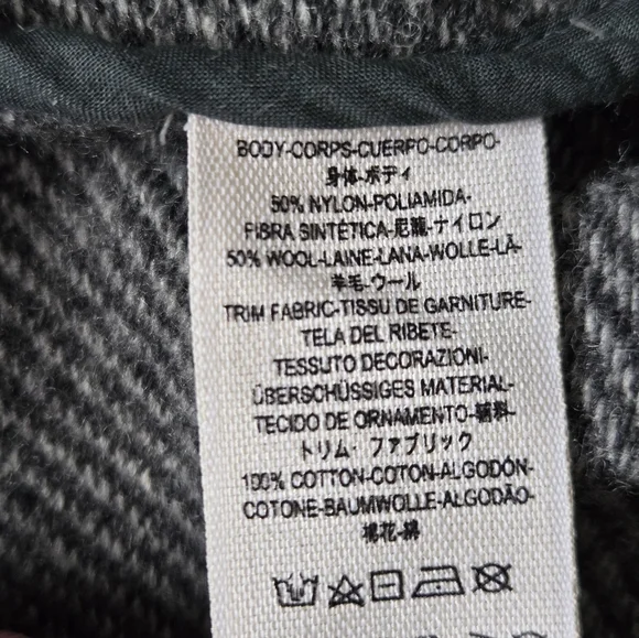 FREE PEOPLE NWT Wool Blend Long Grey Knit Longline Jacket/ Coatigan. Size Large - Picture 12 of 16